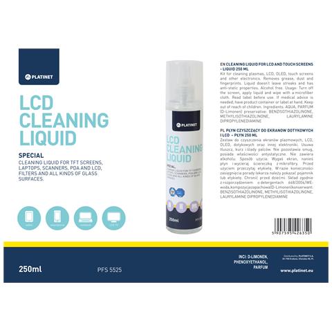 PFS5525 kit per la pulizia LCD /TFT /Plasma, Schermi /Plastiche Spruzzo per la pulizia dell'apparecchiatura 250 ml - Foto 2