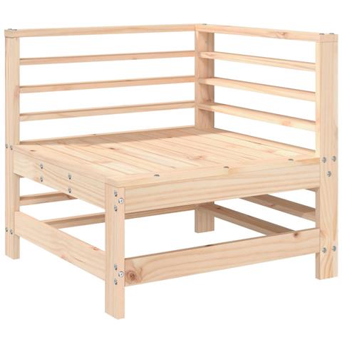 Set Salotto Da Giardino 6 Pz In Legno Massello Di Pino - Foto 3