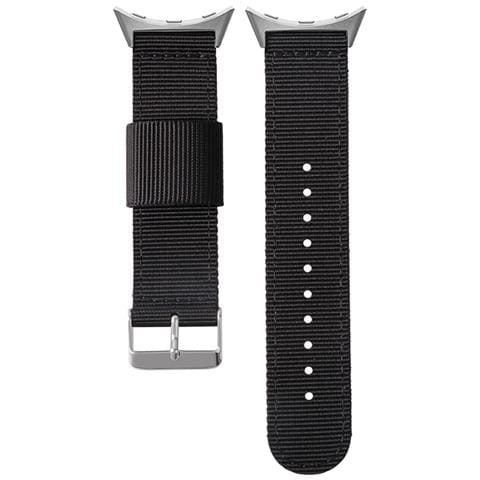 Cinturino Intrecciato In Nylon Per Google Pixel Watch 1/2/3 Black - Foto 1