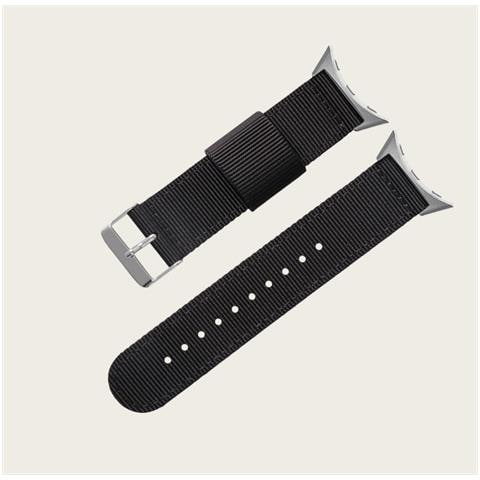 Cinturino Intrecciato In Nylon Per Google Pixel Watch 1/2/3 Black - Foto 2