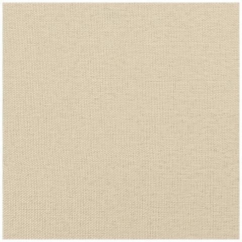 Set Divani 3 pz con Poggiapiedi Crema in Tessuto - Foto 9