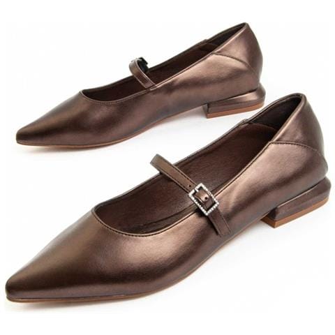 Ballerina Balera7 Marrone Marrone Materiale Sintetico E Tessile - Foto 1