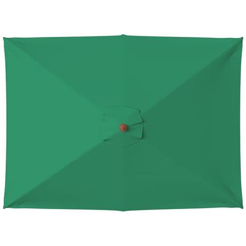 Ombrellone Da Esterni Con Palo In Legno 150x200 Cm Verde - Foto 2
