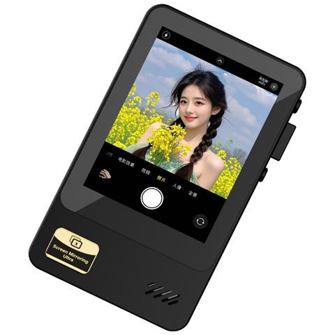 Dispositivo Di Mirroring Dello Schermo Con Clip Audio Per Selfie/streaming Live Su Telefono Cellulare Black - Foto 2