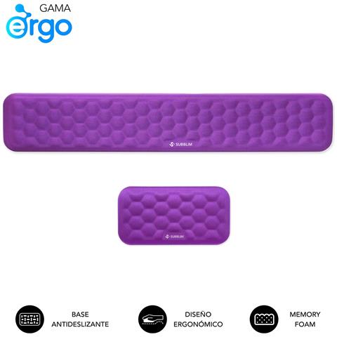 SUBMP-04E012 poggiapolso Cotone, Lycra, Poliuretano (PU) Viola - Foto 1