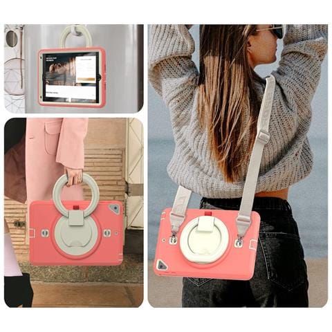 Custodia Per Ipad Mini 5/4 7.9"" Armatura Con Supporto Rotante Rosa - Foto 4