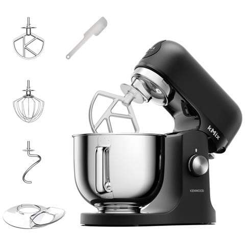 Sbattitore con Base Mix Capacità 5 L Potenza 1000 W Colore Nero Argento - Foto 1