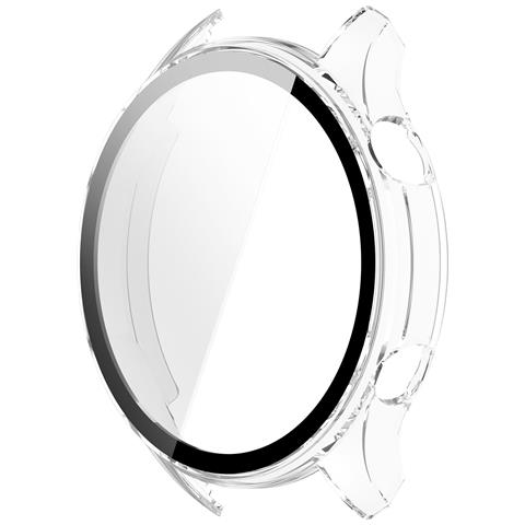Custodia Protettiva In Vetro Temperato Per Pc Compatibile Con Honor Watch 5 Pro - Copertura Completa Transparent - Foto 1