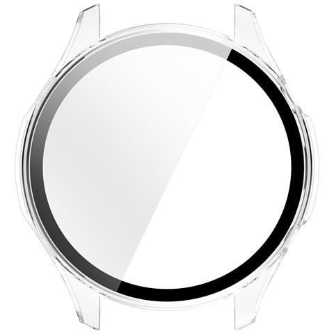 Custodia Protettiva In Vetro Temperato Per Pc Compatibile Con Honor Watch 5 Pro - Copertura Completa Transparent - Foto 2