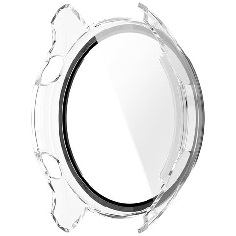 Custodia Protettiva In Vetro Temperato Per Pc Compatibile Con Honor Watch 5 Pro - Copertura Completa Transparent - Foto 3