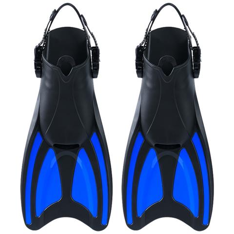 Pinne Da Nuoto Ad Alta Velocità: Pinne Da Snorkeling Ad Alto Rimbalzo Con Cinturino Regolabile Blue - Foto 1