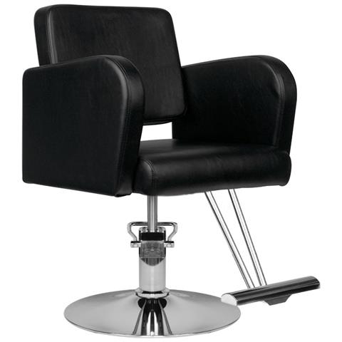 poltrona parrucchiere HS92 nera - Foto 1