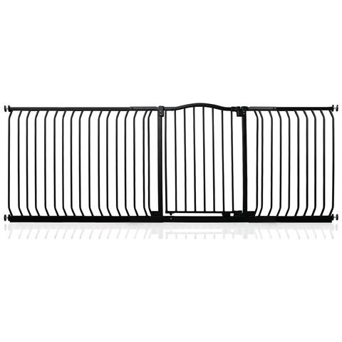 Safetots Cancelletto Di Sicurezza Con Parte Superiore Incurvata, 225cm - 234cm, Nero Opaco - Foto 1