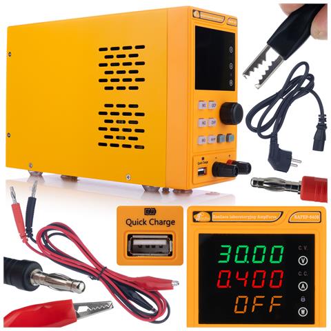 Zasilatore Da Laboratorio Ampforce Rafep-6405 - 64v 5a, Precisione Elevata | Display Chiaro, Protezione | Ideale Per Elettrolisi, Laboratori - Foto 1