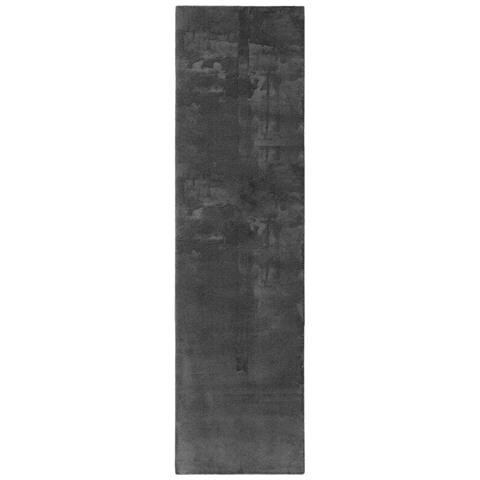 Tappeti per area HUARTE Antracite 500 x 80 cm Poliestere - Foto 1