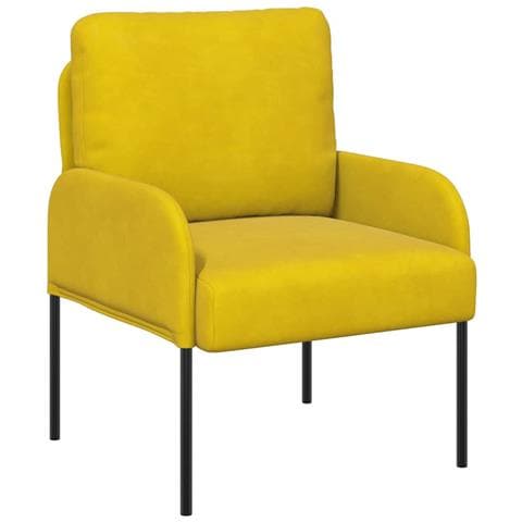 Divani con cuscino 55cm Giallo Legno compensato - Foto 1