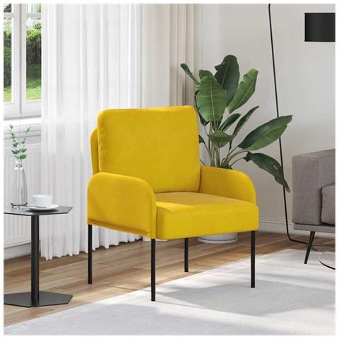 Divani con cuscino 55cm Giallo Legno compensato - Foto 2
