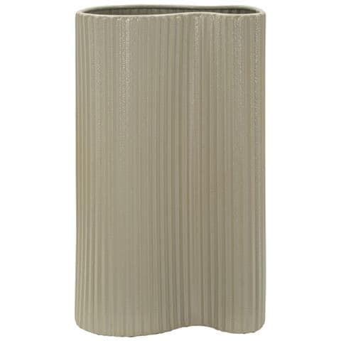 Vaso Frankfurt Rettangolare In Metallo Bianco - Foto 1