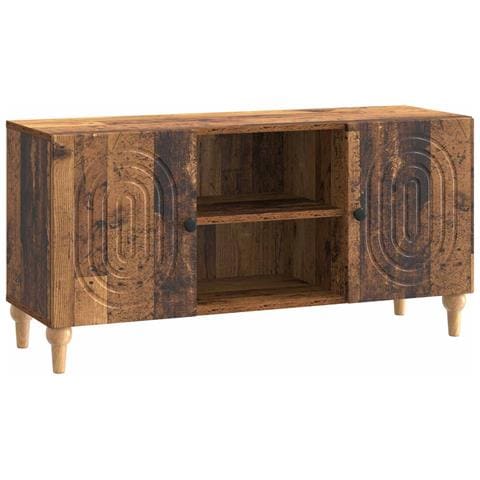 Mobile TV Legno antico 102 x 34,5 x 50 cm Legno ingegnerizzato - Foto 1