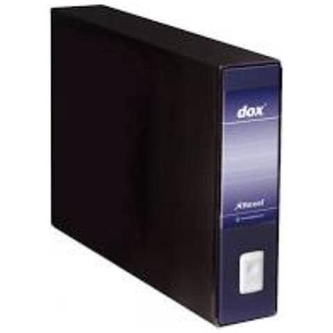 Raccoglitore per documenti Hamelin Dox - 297 mm Larghezza x 420 mm Lunghezza Dimensione Foglio - Cartone, Carta, Metallo - Blu - 1 Pezzo - Foto 1