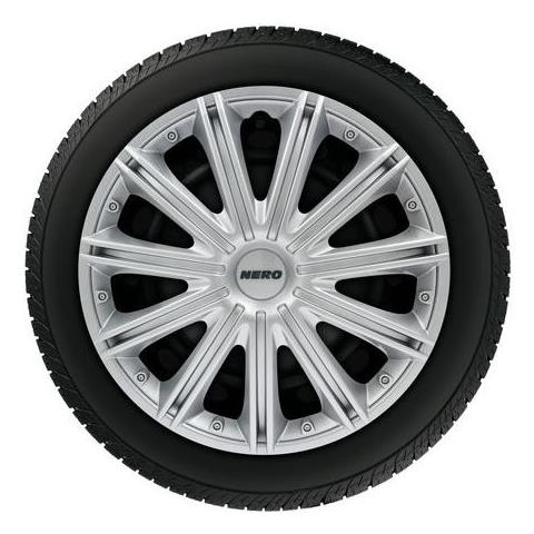 Copricerchi Auto Universali 13 Pollici Nero Tech-one Silver 31510 - Foto 2