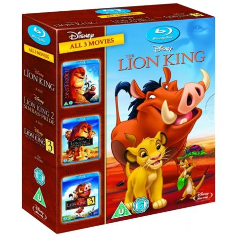 Disney The Lion King 1-3 Boxset Blu-ray - Foto 1