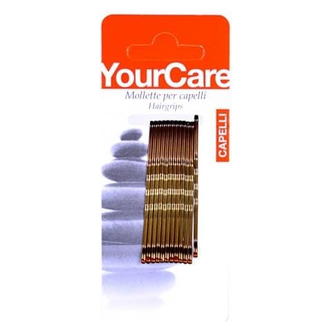 12 Mollette Lunghe Castano 2,5"" 5,9cm Blister - Foto 1