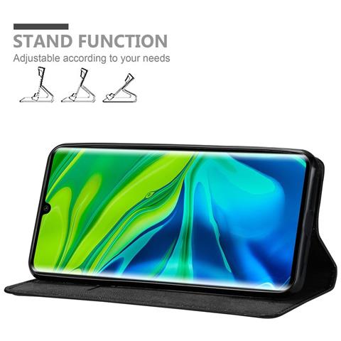 Custodia Compatibile Con Xiaomi Redmi Note 10 In Nero Di Notte - Coperchio Protettiva Con Chiusura Magnetica, Funzione Stand E Tasca Per Le Carte - Foto 2
