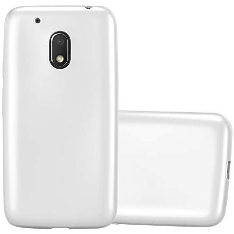 Custodia Compatibile Con Motorola Moto G4 Play In Argento Metallico - Coperchio Protettivo In Silicone Tpu Flessibile - Foto 1