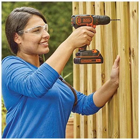 Nero+ Decker Bdcdc18bastqw Trapano Avvitatore Senza Fili 160 Accessori 18v15ah Batteria 2 - Foto 2