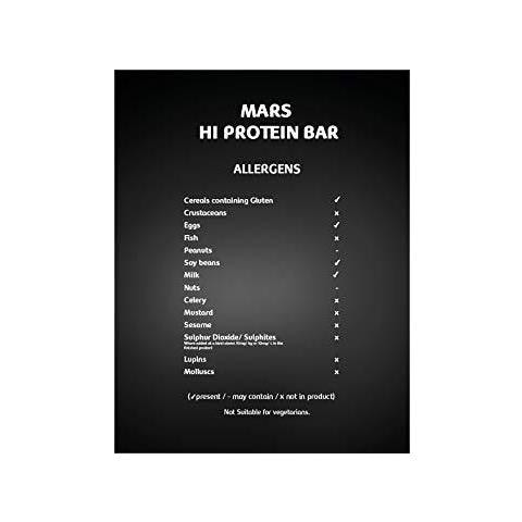 Hi Protein Bar (12 X 59g) - High Protein Snack Energia Con Carmelo Torrone E Patrimonio Cioccolato Al Latte - Contiene Proteine 20g - Foto 2