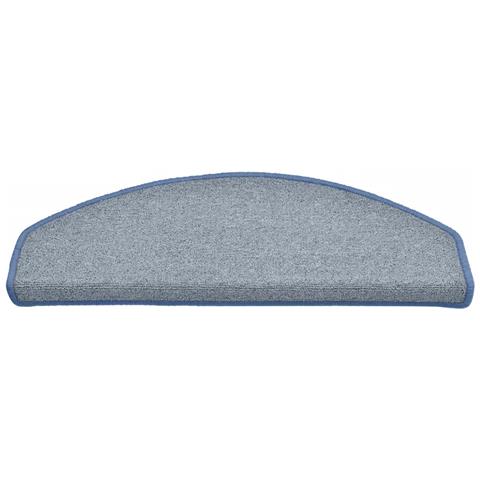 Tappetini per Scale 15 pz Grigio Chiaro e Blu 65x24x4 cm - Foto 7