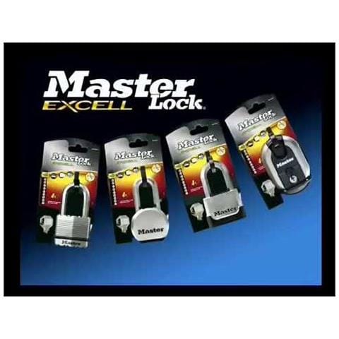 M1EURTRILH, Key lock, Keyed alike, Fence, Garage, Gate, Shed, Storage locker, Cassetta degli attrezzi, Workshop, Argento, Acciaio, Zinco, Boron carbide - Foto 2