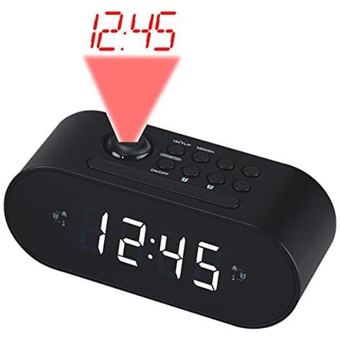 CRP-717black Orologio Digitale Nero radio - Foto 1