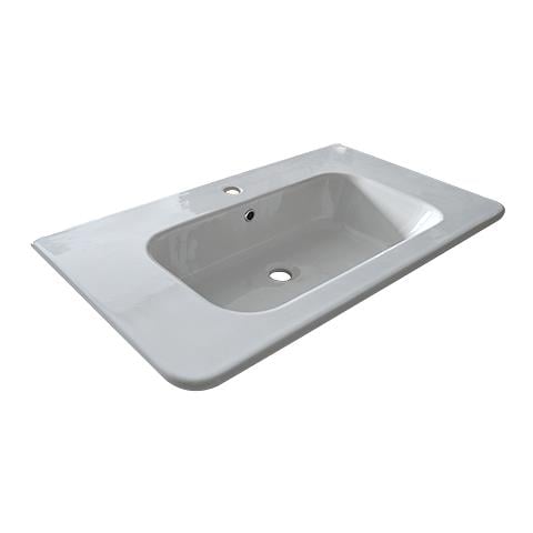 Consolle In Ceramica 80 Cm Mod Lc26 Bianco - Foto 1