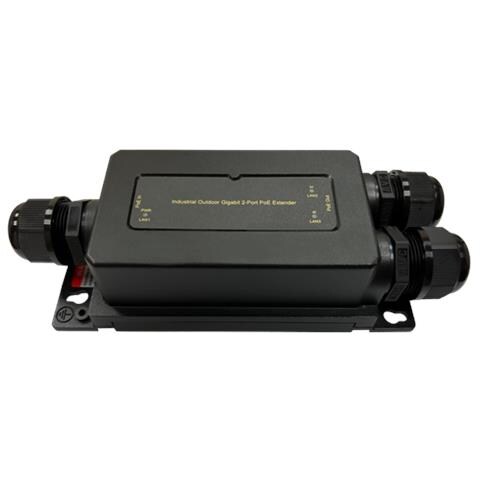 POR-1322 moltiplicatore di rete Ripetitore di rete Nero - Foto 1