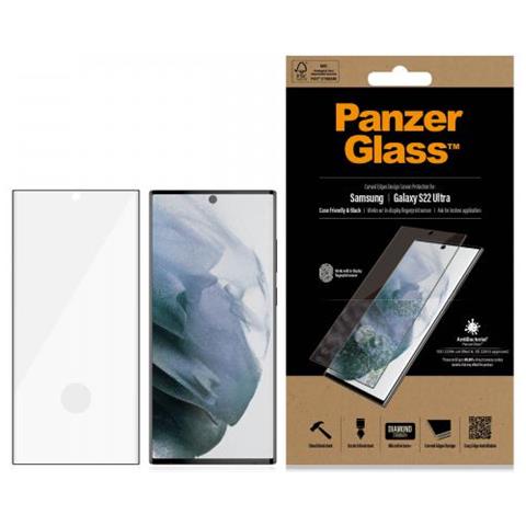 Pellicola ProteggischermoTrasparente Samsung Galaxy S22 Ultra Compatibile con la Custodia Nero - Foto 3