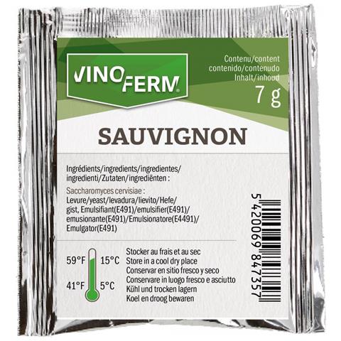Lievito Secco Vino, Lieviti Vino - Vinoferm Sauvignon, 7g - Foto 1