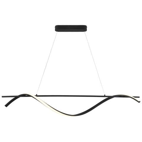 Lampada Boa, Nero - Foto 1