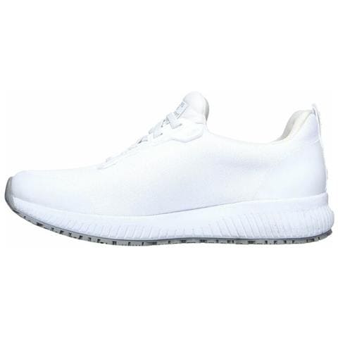 Scarpe Sportive Da Donna Skechers Work: Squad Sr Bianco 37.5 - Foto 5