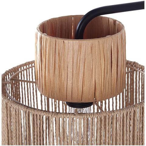 Set Di 2 Lampade Da Parete Rafia Naturale Jamma - Foto 7