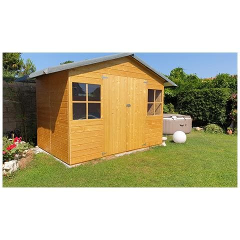 Garden Wooden Cottage A Pannelli Di Abete Val Ridanna L272xp182xh210 Cm - Foto 1
