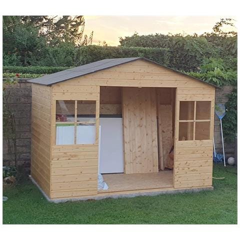 Garden Wooden Cottage A Pannelli Di Abete Val Ridanna L272xp182xh210 Cm - Foto 7