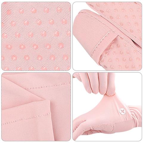 Guanti Rinfrescanti In Seta Ghiacciata (taglia Unica) Pink - Foto 2
