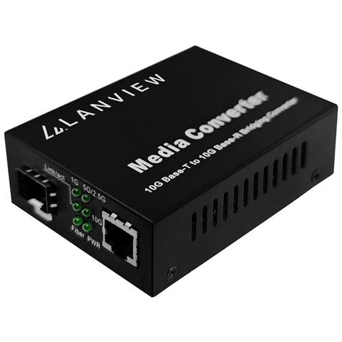 10gbase-t Rj45 To 10gbase-x Sfp+ Unmanaged Media - 10 Gbps - Rj-45 (lvn-med-sfp+-10gb-x) - Foto 1