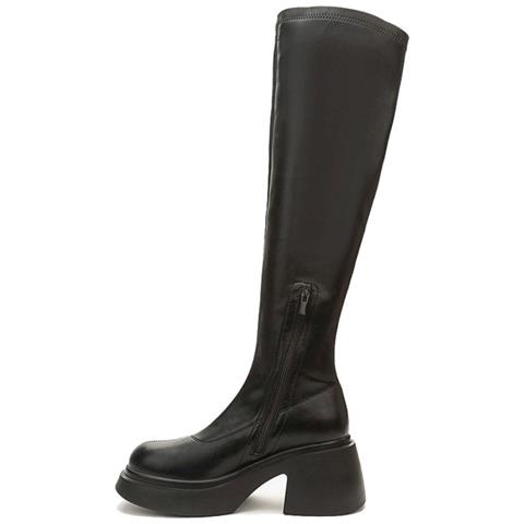 Black Elegant Closed Booties Stivaletti Pelle Scarpe Donna Nero Eu 35, 948010/01-01 - Foto 3