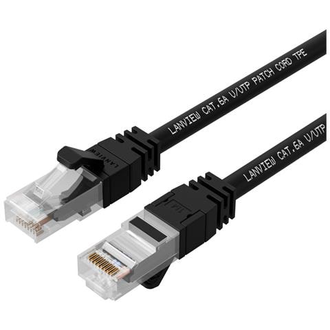 LV-UTP6A005B cavo di rete Nero 0,5 m S /FTP (S-STP) - Foto 1