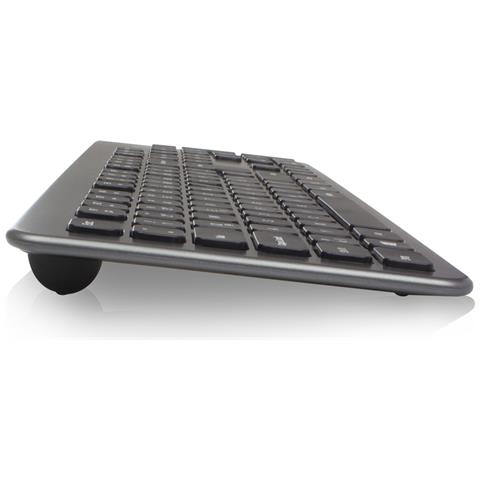 EW3272 tastiera Mouse incluso Universale RF Wireless QWERTY Spagnolo Nero - Foto 2