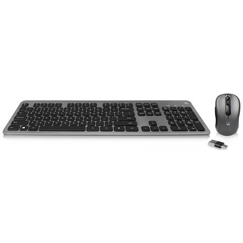 EW3272 tastiera Mouse incluso Universale RF Wireless QWERTY Spagnolo Nero - Foto 1