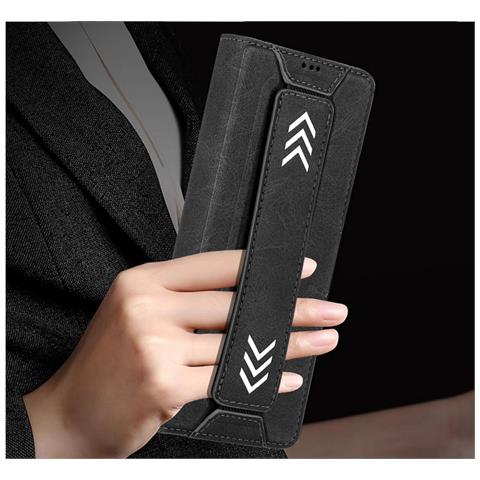 Custodia Per Samsung Galaxy Z Fold, Custodia Pieghevole Protettiva E Antiurto Per Telefono Black Modello 3 - Foto 2